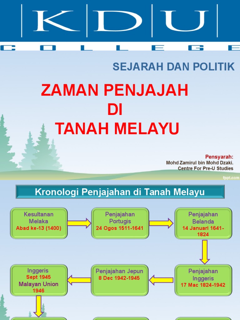 Zaman Penjajahan Pdf