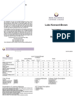 Year 12 Report Semester One