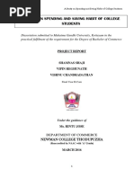 Download A Study on Saving and Spending Habit of Youth by Vipin Reghunath SN322037813 doc pdf