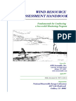 NREL Wind Resource Assessment Handbook