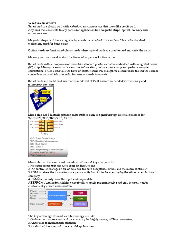 What Is A Smart Card | PDF | Smart Card | Integrated Circuit