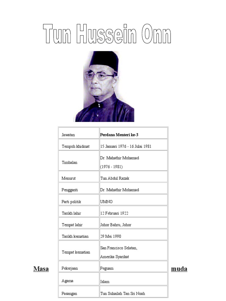Hussein Onn
