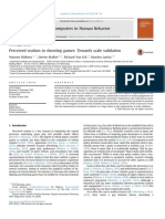 Perceived Realism in Shooting Games: Towards Scale Validation