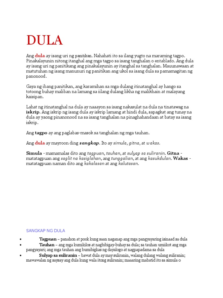 DULA | PDF