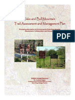 Mountain Trail Assessment Management Plan