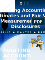 Auditing Accounting Estimates and Fair Value Measurements and Disclosures