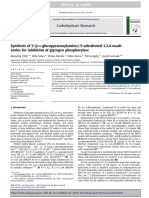 Synthesis of 2 (b D Glucopyranosylamino) 5 Substituted 1,3,4 Oxadiazoles