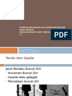 Penatalaksanaan ER Pada Risk Dan Tindakan Bunuh Diri