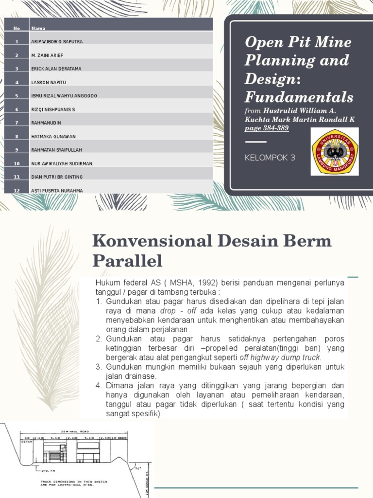 Open Pit Mine Planning And Design Pdf