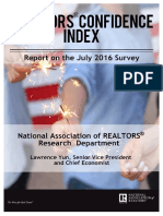 Realtors Confidence Index