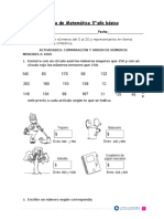 Guía de Matemática 3° Año Basico