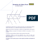 Theorie Fabry Perot