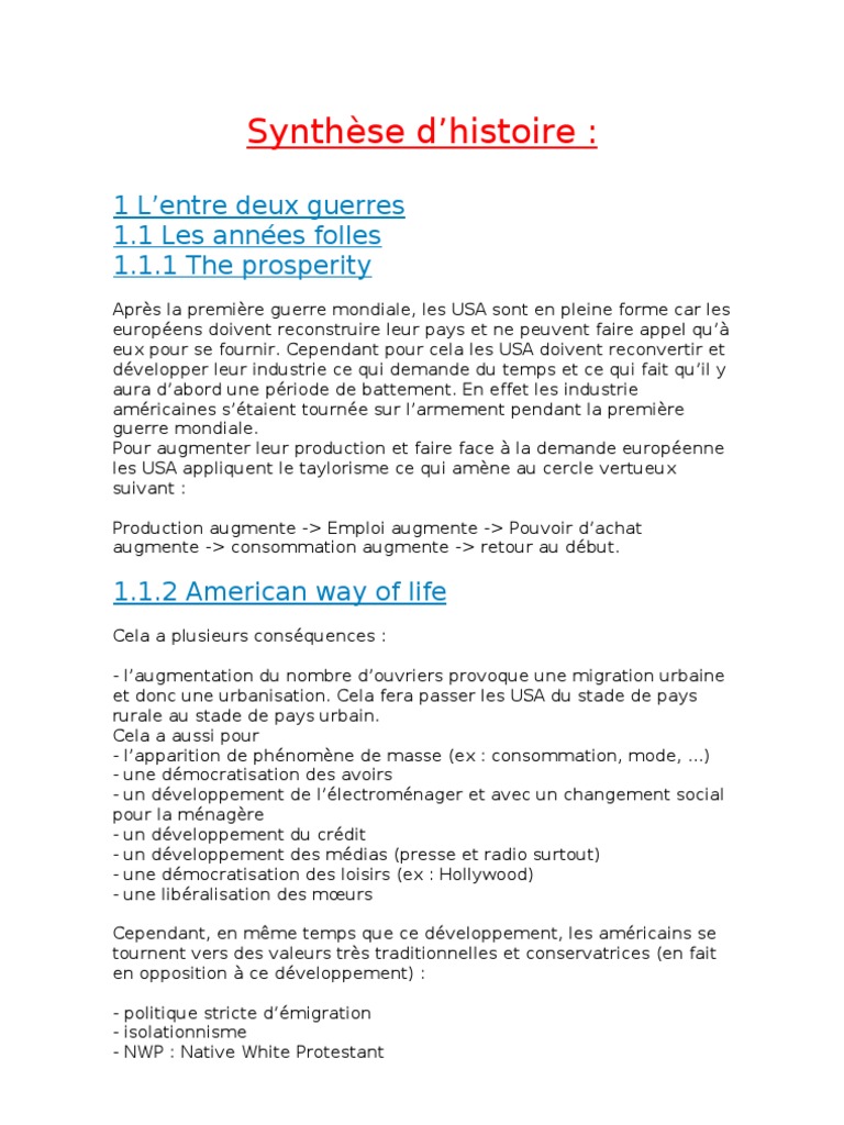 Synthèse Histoire  PDF  Bolcheviks  L'Holocauste