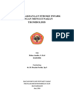 Penatalaksanaan Stroke Infark Dengan Trombolitik