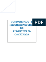 Fundamentos y Recomendaciones de Albañilería Confinada