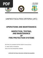 Ufc 3-600-02 O&m - Inspection, Testing, and Maintenance of Fire Protection Systems (1 January 2001)