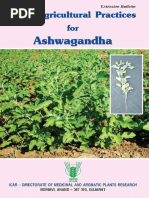 Good Agricultural Practices for Ashwagandha