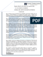 RO# 819 - S - Normas para Organizaciones de Economía Popular y Solidaria, Integrantes de Régimen Simplificado (16 Agosto 2016)