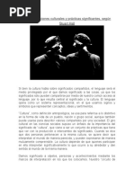 Representaciones Culturales y Prácticas Significantes