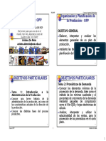 Curso OPP Pronostico de Demanda (Incluye 1) Imprimir PDF