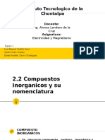 Electricidad 2.2 Compuestos Inorganicos y Su Nomenclatura