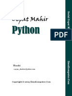 Belajar Pemrograman Python 4