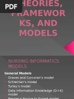 Theories Frameworks and Models