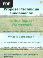 Teknik Penulisan Proposal dan Presentasi