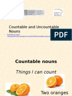 Countable and Uncountable Nouns