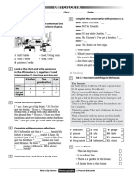 Unit Check 3 A: Grammar and Vocabulary