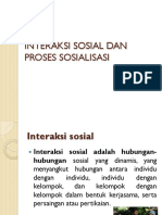 Interaksi Sosial Dan Proses Sosialisasi PDF