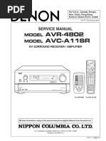 Denon AVR-4802, AVC-A11SR PDF