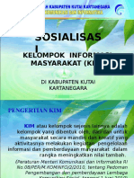 Presentasi Kelompok Informasi Masyarakat (KIM)
