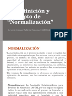 Normalización: Definición, principios y aspectos fundamentales