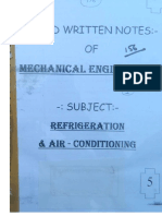 ME 5.Refregeration & Air Conditioning