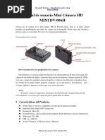 Manual de Usuario Mini Cámara HD