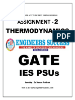 2 Thermodynamics: Assignment