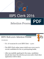 IBPS Clerk 2016 Selection Process