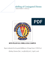 Molecular Modelling of Conjugated Dienes: Bits Pilani K.K. Birla Goa Campus