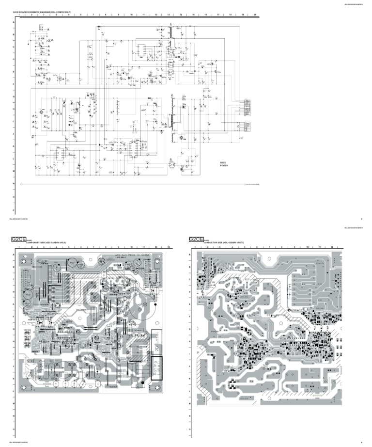 G2CE Schematic for KDL Models | PDF