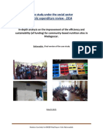 RAKOTOMALALA, Bodo, Case Study Under The Social Sector Public Expenditure Review - 2014, Antananarivo: UNICEF Madagascar, 2014, 117 P.