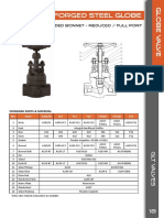 BOLTED / WELDED BONNET - REDUCED / FULL PORT globe valve DIMENSIONS