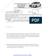 Examen Remedial Matematicas Primero de Bachillerato