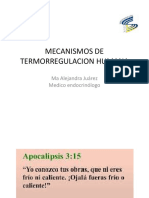 MECANISMOS de Termorregulacion