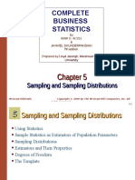 Complete Business Statistics: Sampling and Sampling Distributions