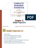 Complete Business Statistics: Multiple Regression