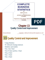 Complete Business Statistics: Quality Control and Improvement