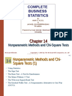 Complete Business Statistics: Nonparametric Methods and Chi-Square Tests