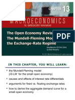 The Open Economy Revisited: The Mundell-Fleming Model and The Exchange-Rate Regime