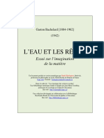 G. Bachelard, L'Eau Et Les Rêves, 1942